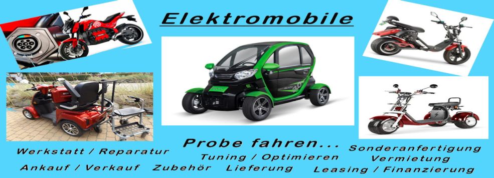 Elektroauto Leichtkraftfahrzeuge e-mobile